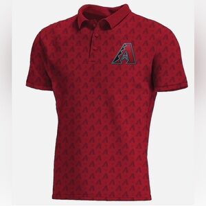 Arizona Diamondbacks Red Fathers Day Polo Size XL